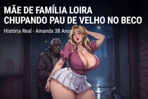 Mamei gostoso no pau de um homem negro desconhecido dentro de um beco sem saída.