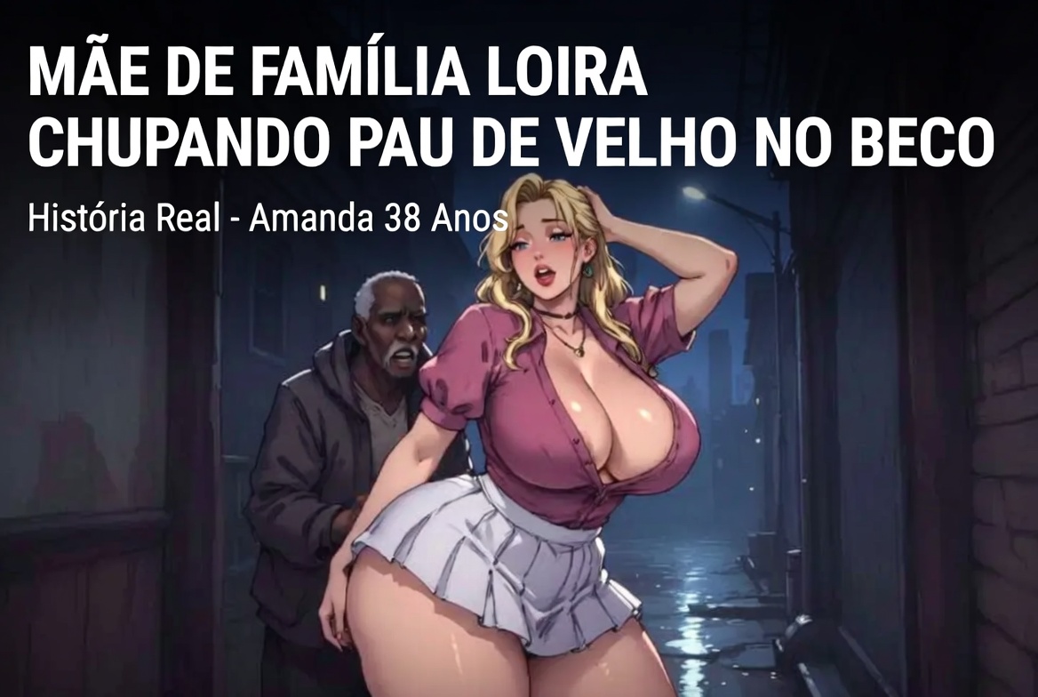 Mamei gostoso no pau de um homem negro desconhecido dentro de um beco sem saída.
